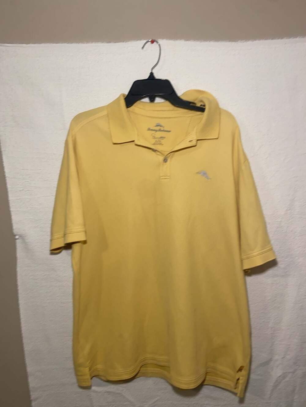 Tommy Bahama Emfielder Polo Shirt Yellow Size XL